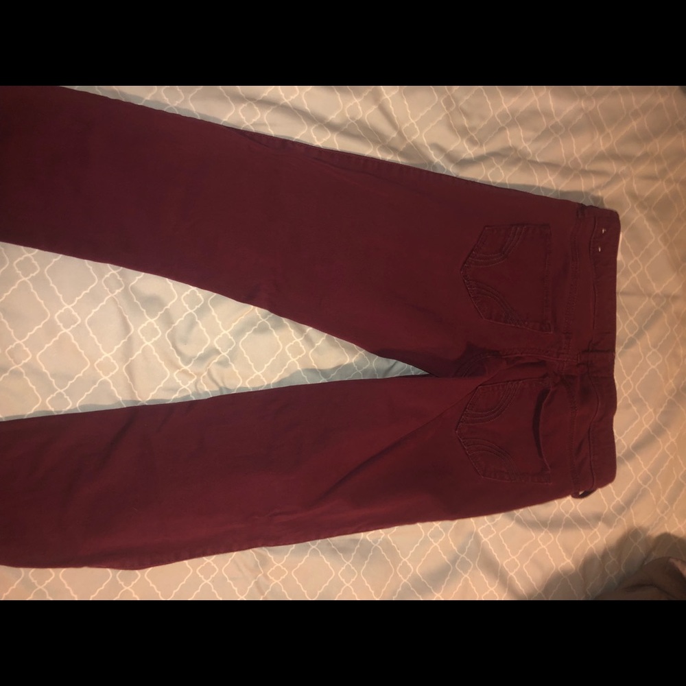 Maroon Skinny jeans